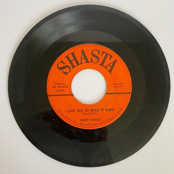 1959 Jimmy Wakely 45 Record Original Picture Sleeve Slipping Around Shasta 107Y - Picture 7 of 7